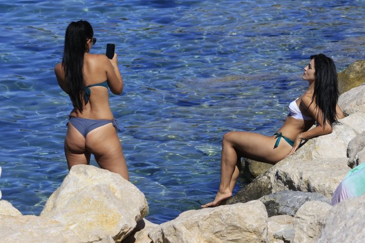 The beaches of Croatia is a girl