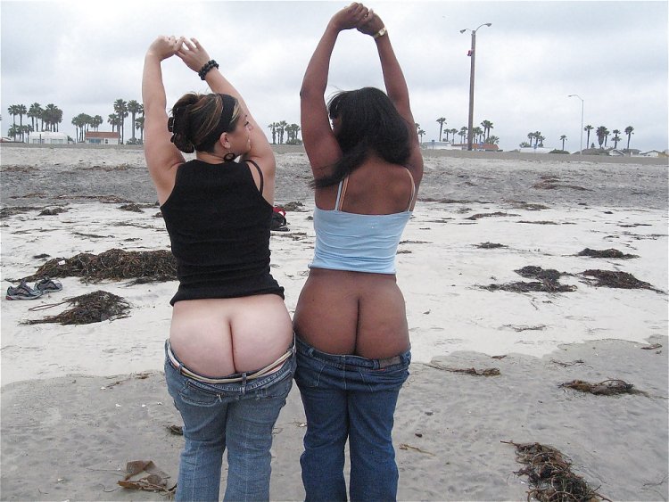 Girl Mooning Jeans