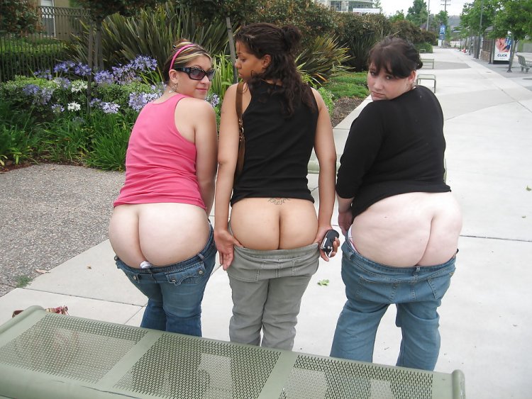 Mooning at a private party