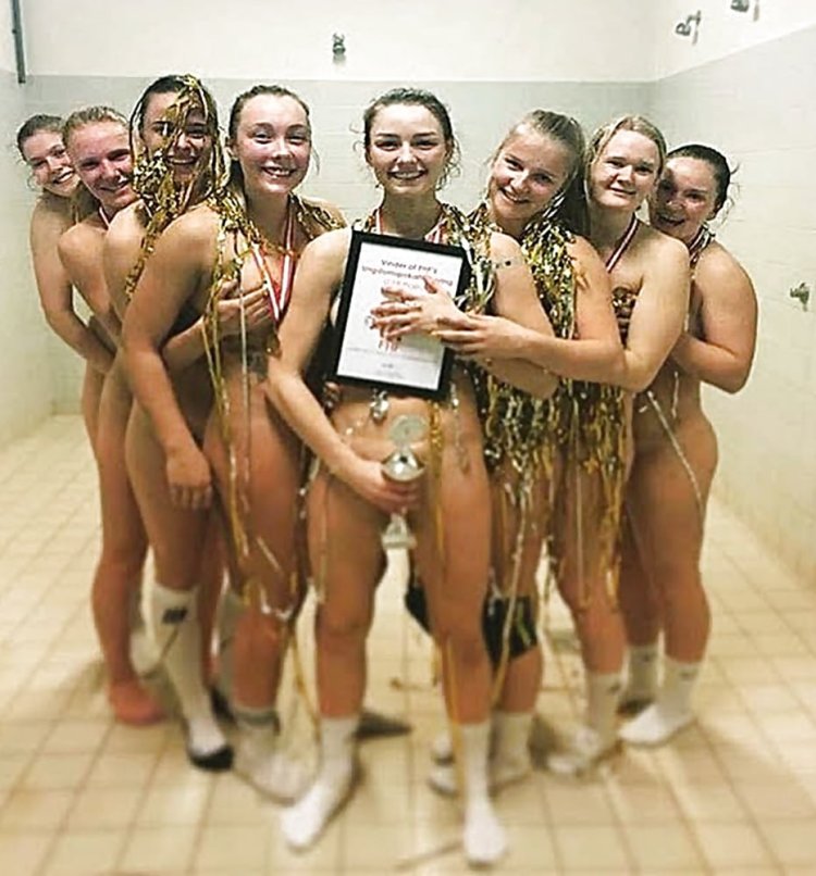Naked British rugbyists