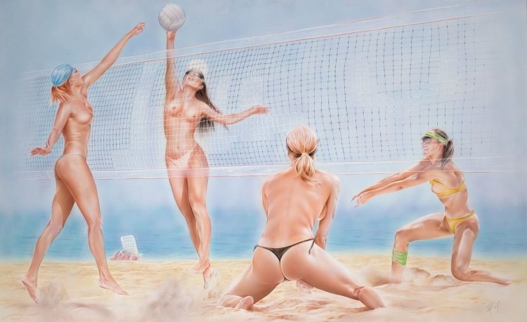 Julia Gerasimova volleyball player Nud