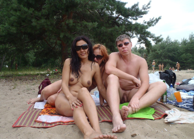 Private family nude on the beach