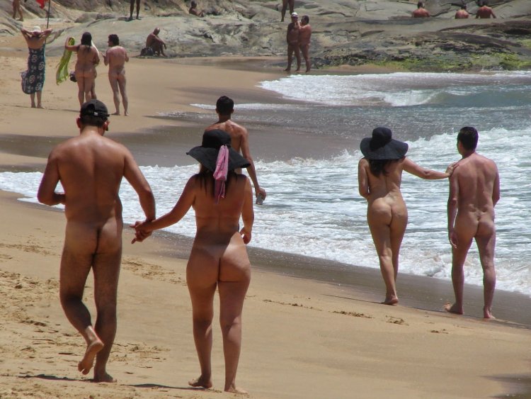 Celebrities on the nudic beach