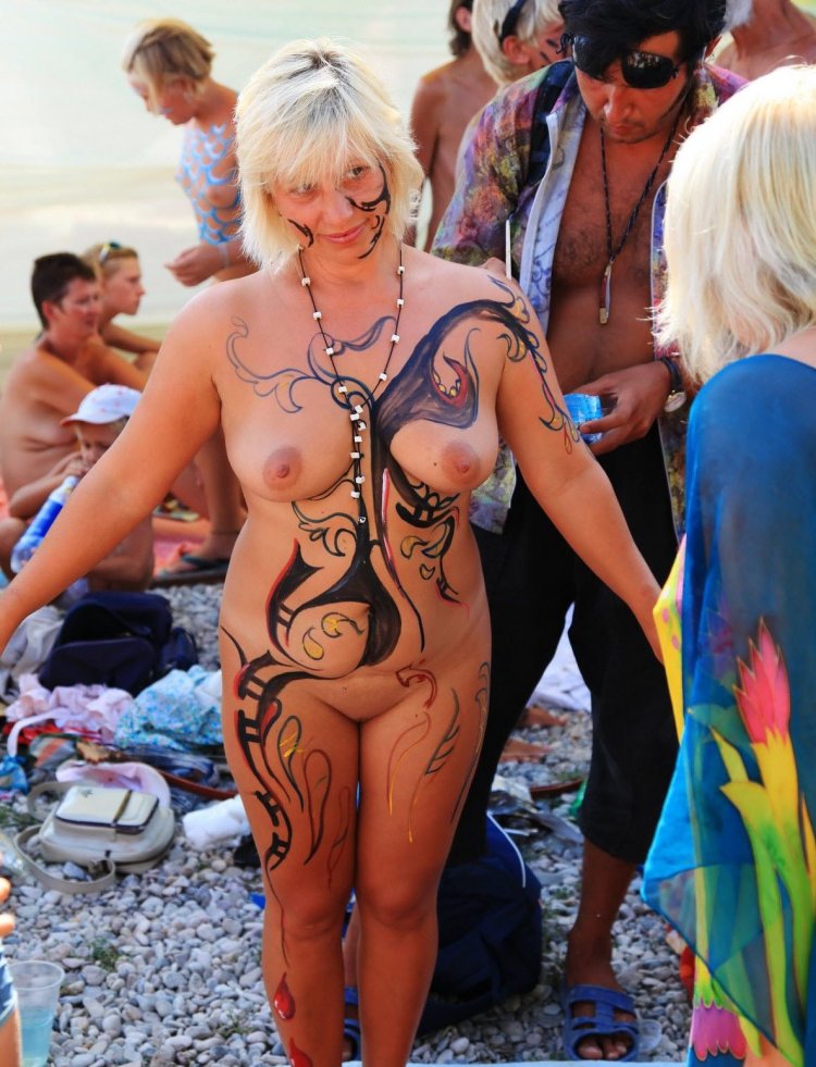 Neptune day in Koktebel Naked