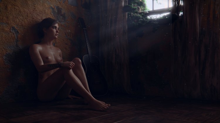Photo of naked blogger Ellie Rene