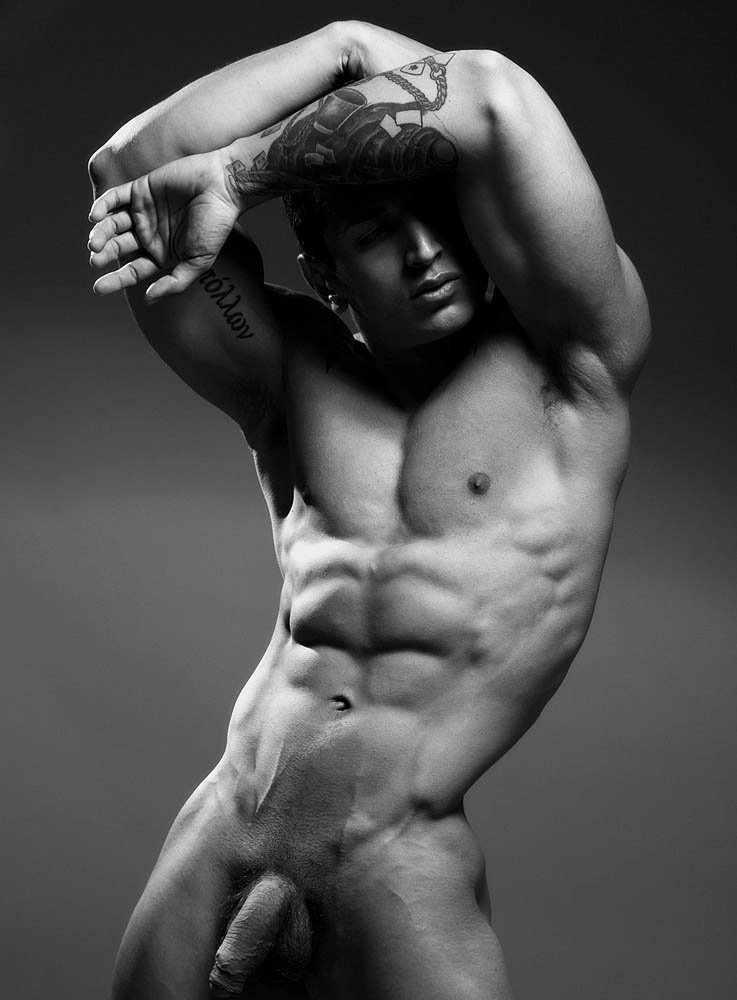 Beautiful naked guys pose