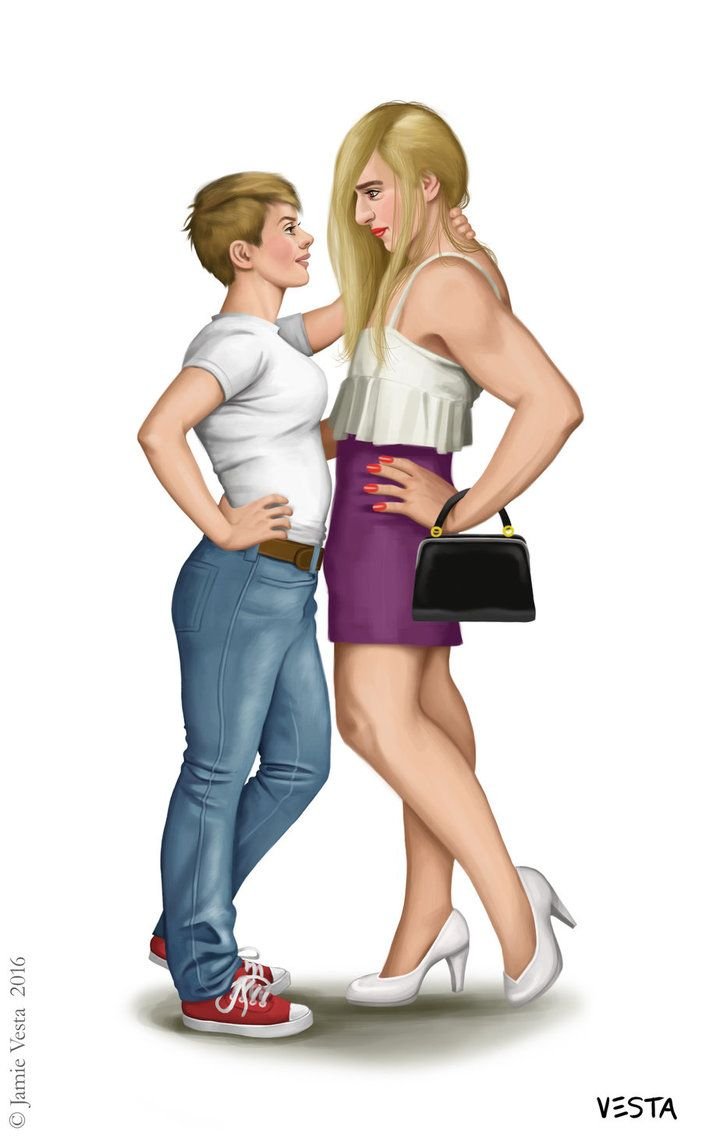 Feminization comics