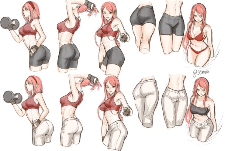 Sakura of the buttocks