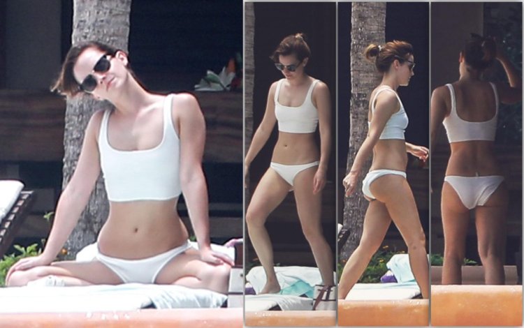 Emma Watson in a swimsuit 2016