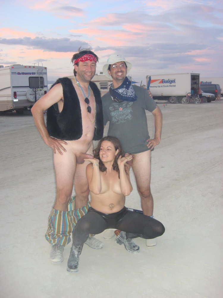 Berning Maine Festival Nude Man