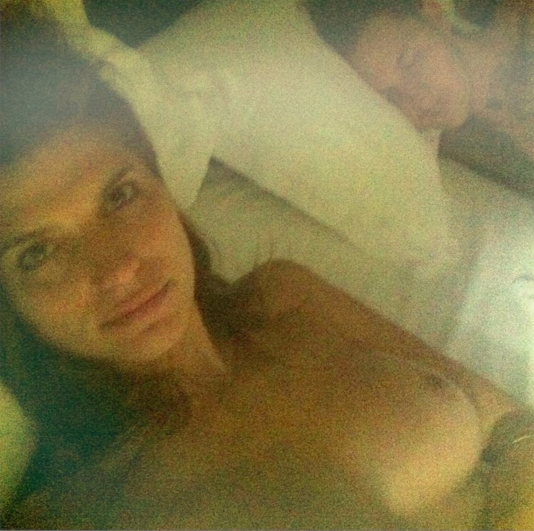 Lake Bell chest