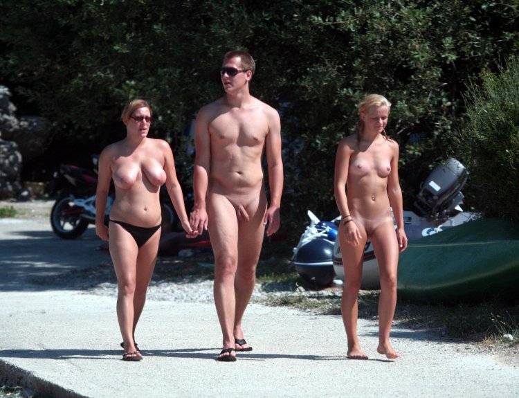 Nudist families naked