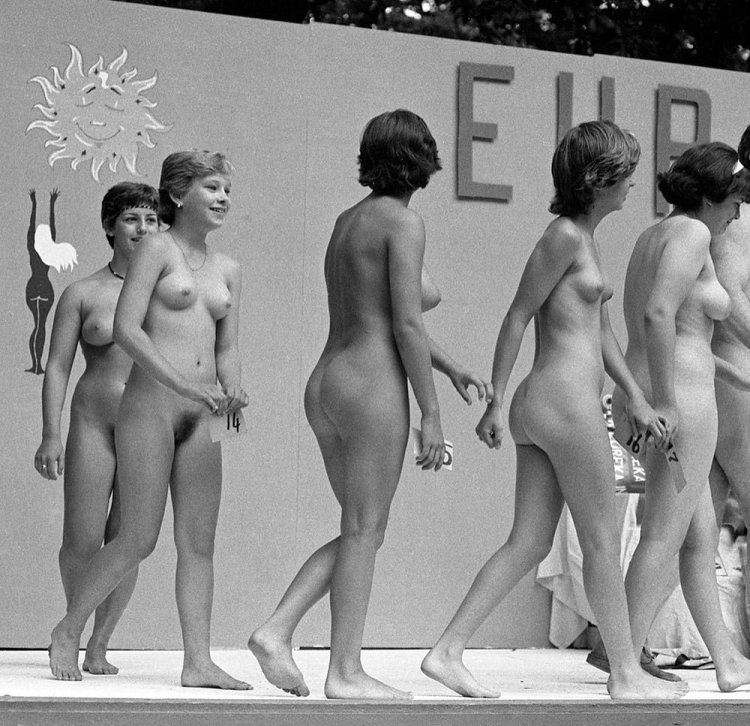 Retro nudist beauty contests