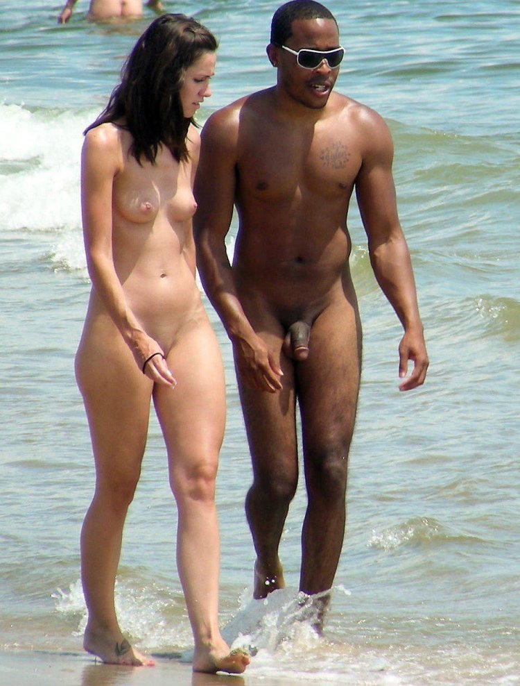 Erection on a nudic beach