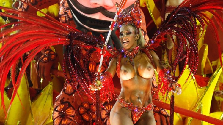 Naked carnival Brazil 1986