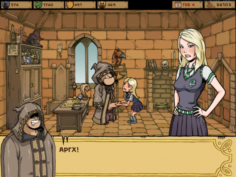 Witch Trainer Hermione and Snape