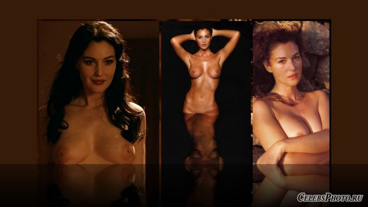 Monica Bellucci in his youth naked