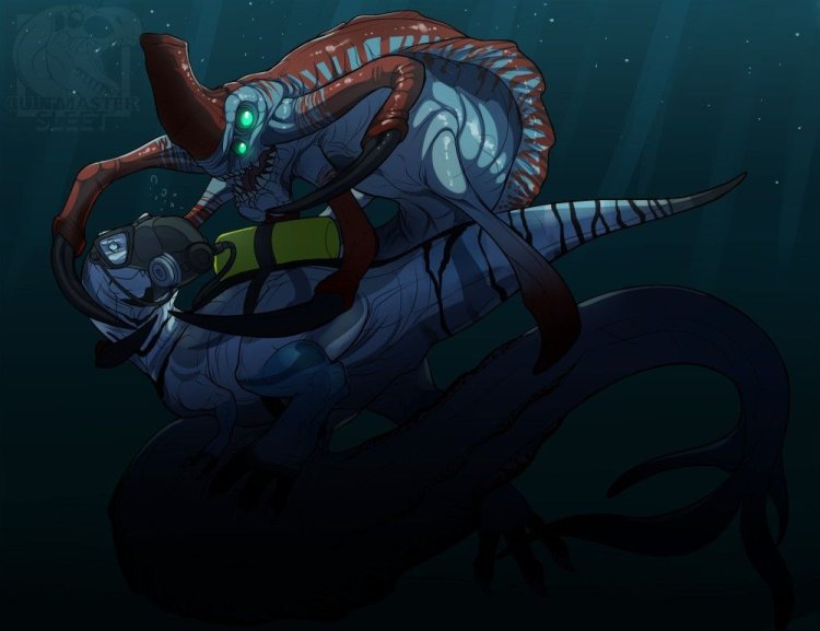 Subnautica shining whale