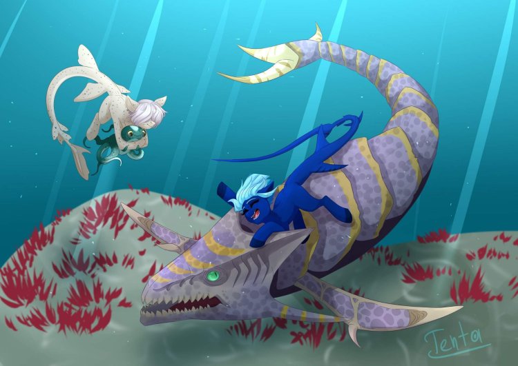 Subnautica marine emperor art