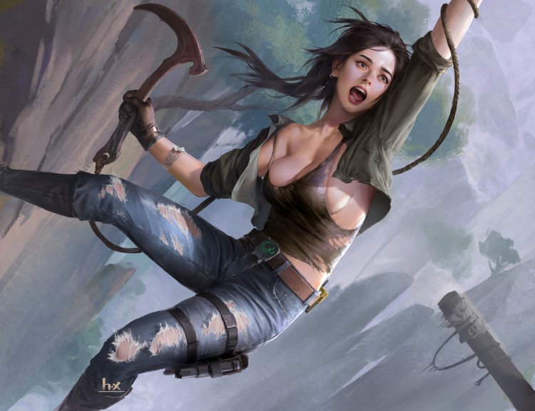 Tomb Raider 2013 Lara breast