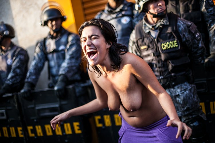 Girls Police without panties
