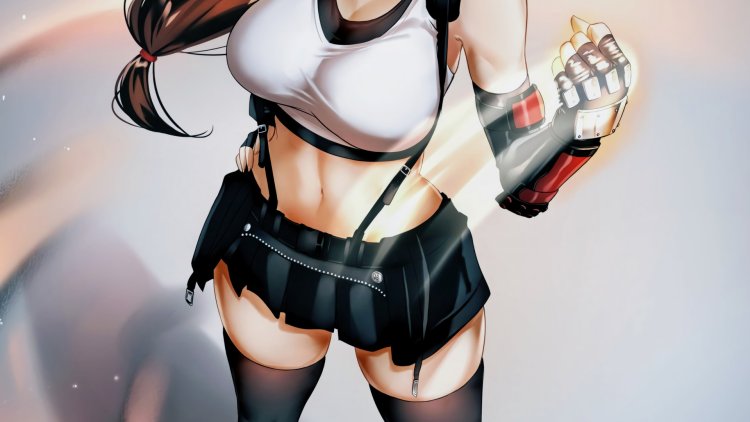 Girls in short tight skirts