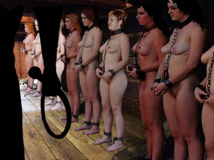 Naked women in a brothel
