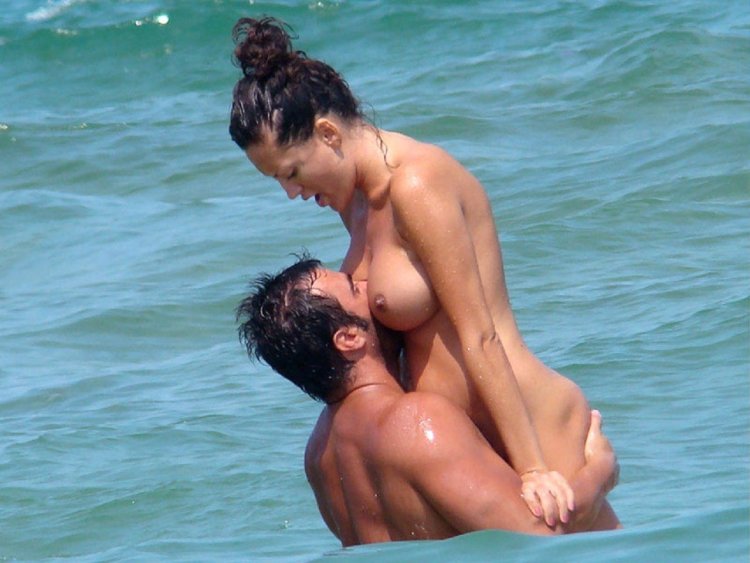 Nudist the beach is natural