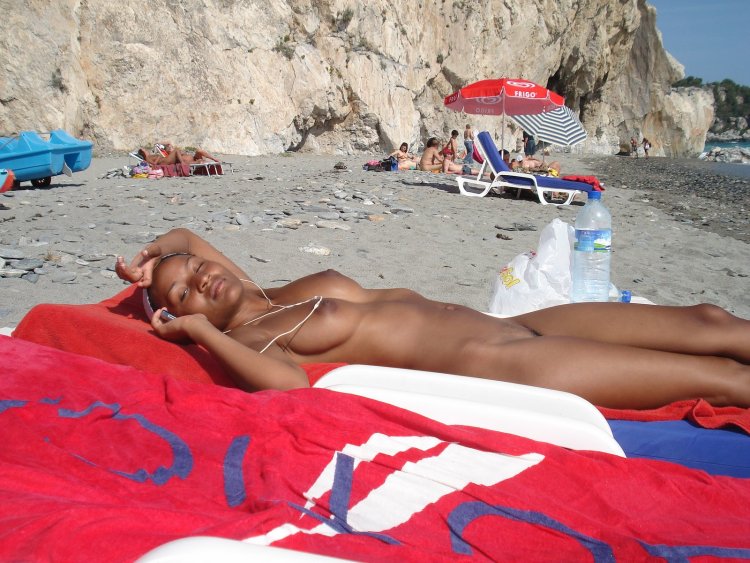Girls from a nudist beach