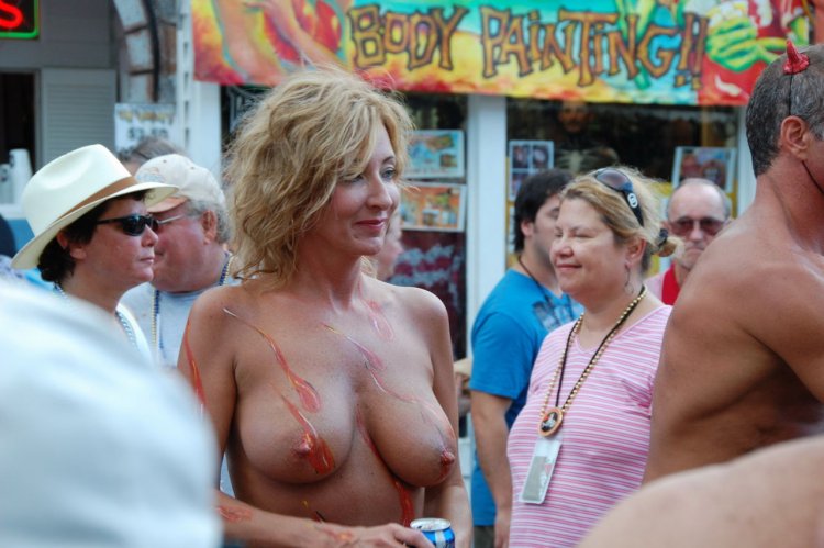 Photo with fantasy fest boobs
