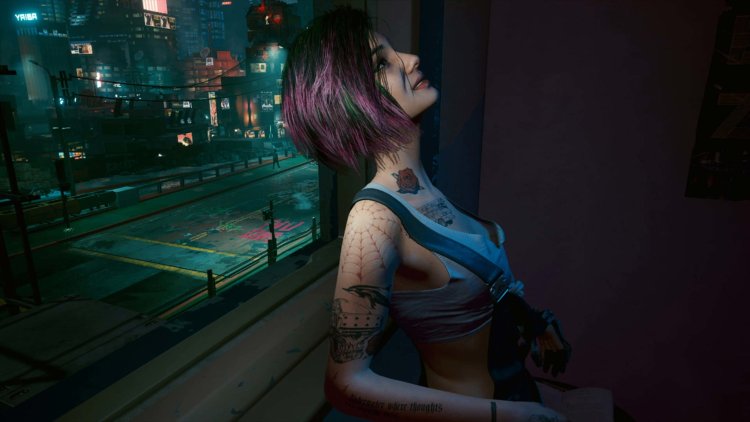 Cyberpank 2077 Judy Alvarez Art