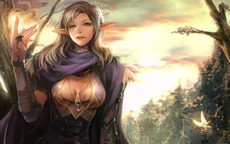Elf with big breasts