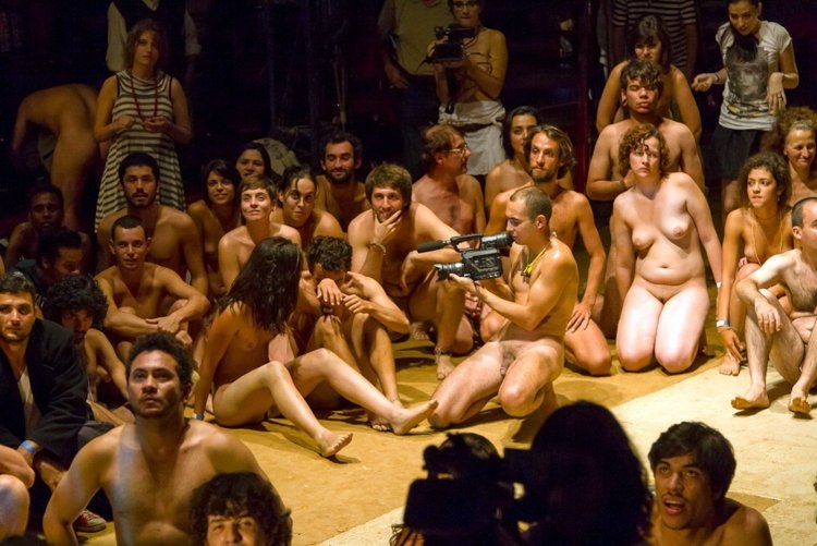 Erotic productions in the theater