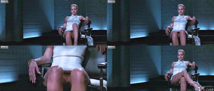Sharon Stone in his youth naked