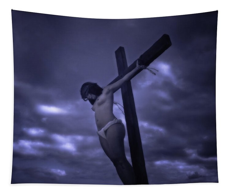 Katrina Lovely Girl Crossed Teen Crucified