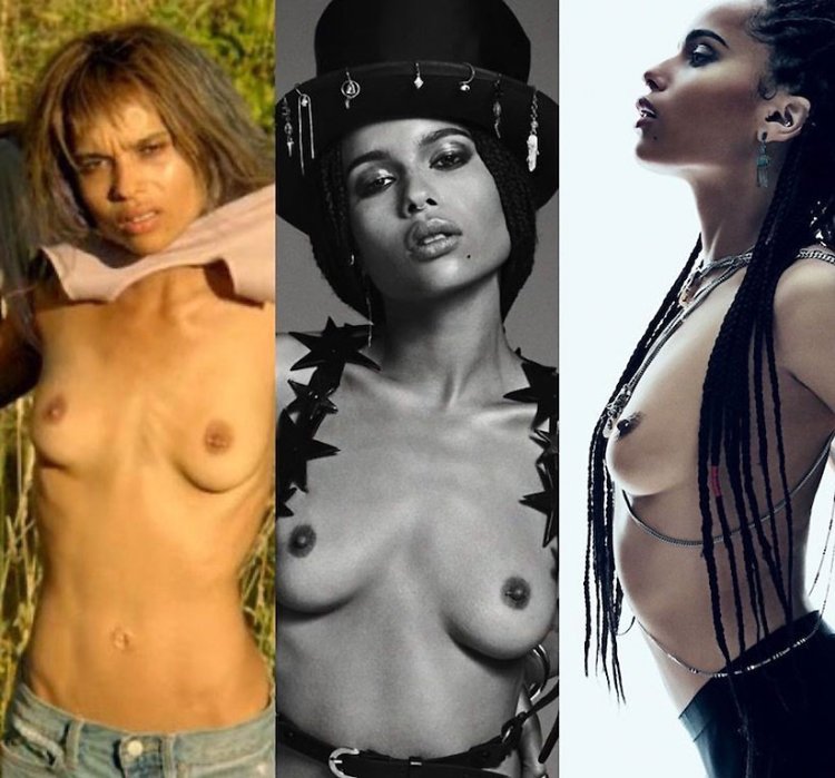 Zoe Kravitz naked in the cinema