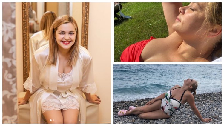 Irina Pegova in underwear