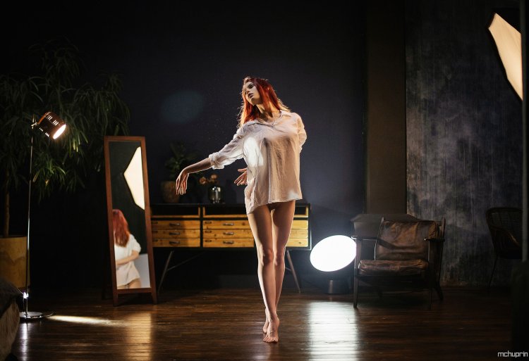 Fashion model Irina Telicheva