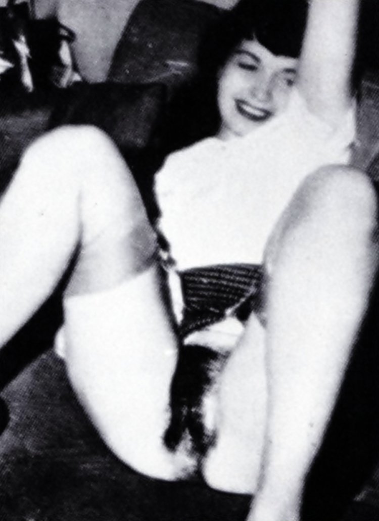 Betty Page hairy pubis