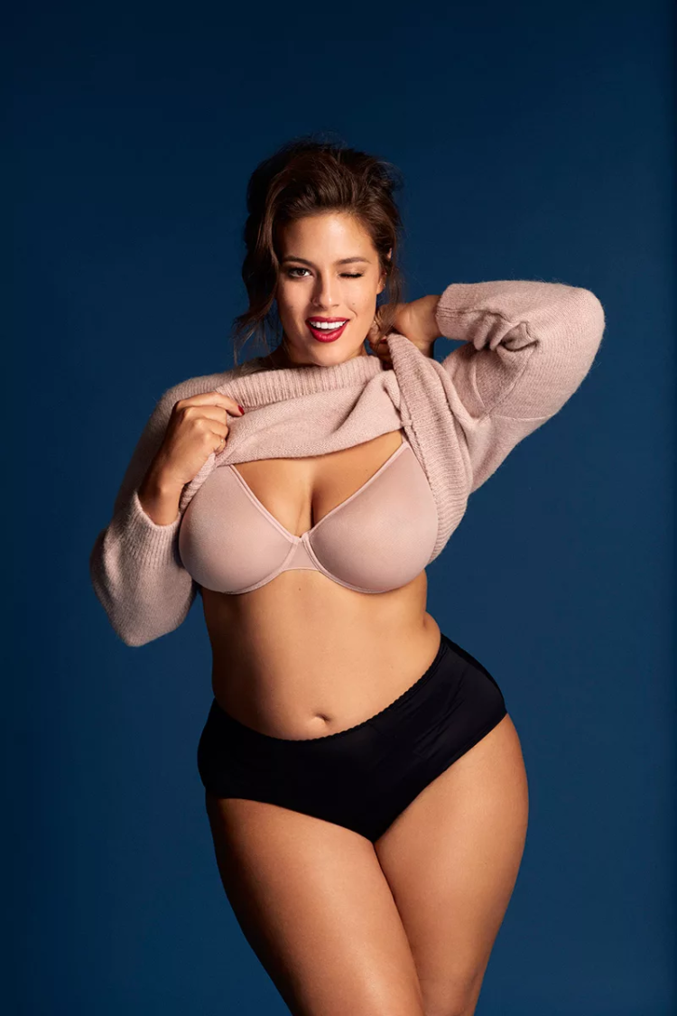 Model plus sazes Ashley Grahem