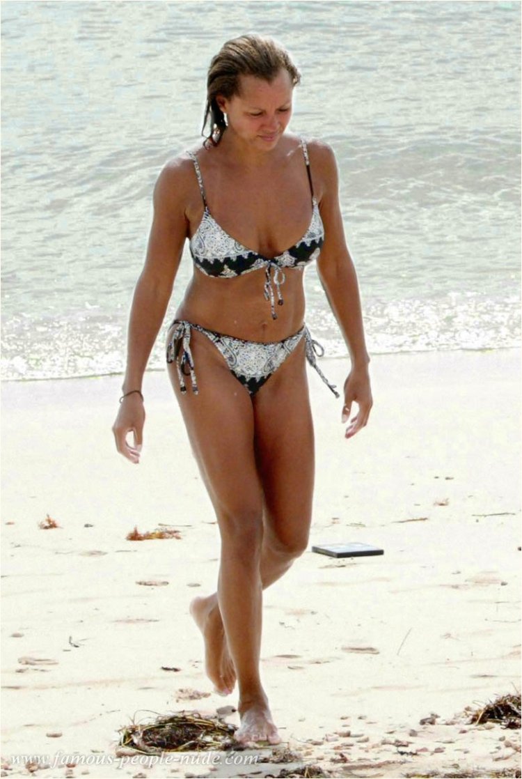 Vanessa Williams in his youth in a swimsuit