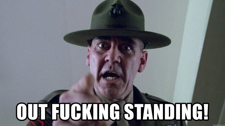 Strong fuck in a standing pose
