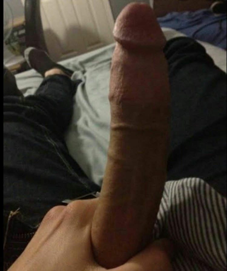 Huge member amateur selfie