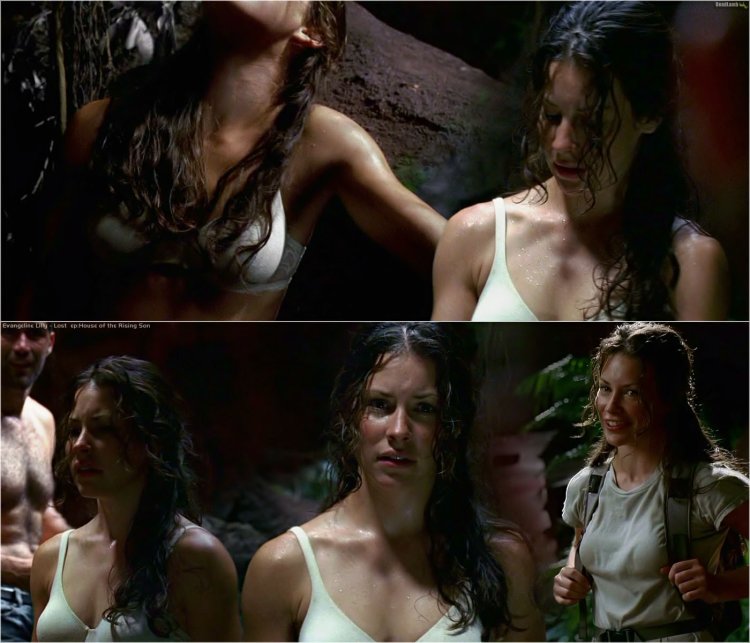 Evandelin Lilly Naked chest