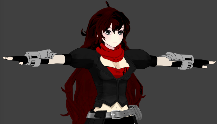 Red, white, black, yellow / rwby