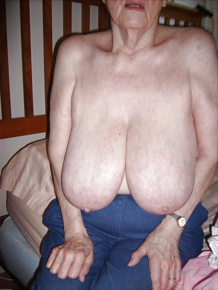 Old grandmothers with big tits