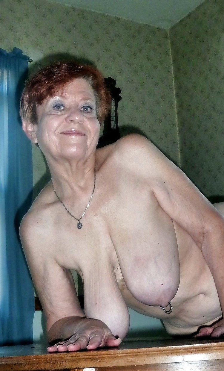 Little boobs old women