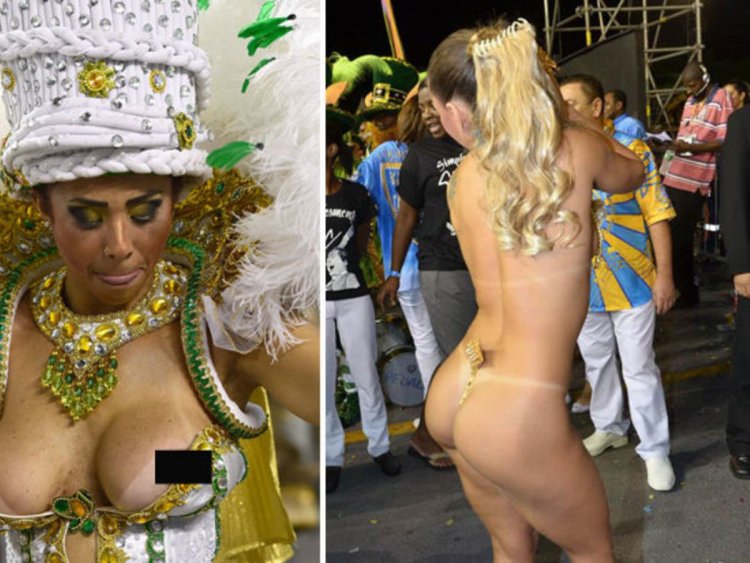 Naked carnival Brazil 1986