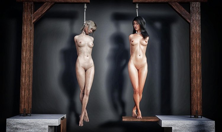 BDSM suspension for the chest