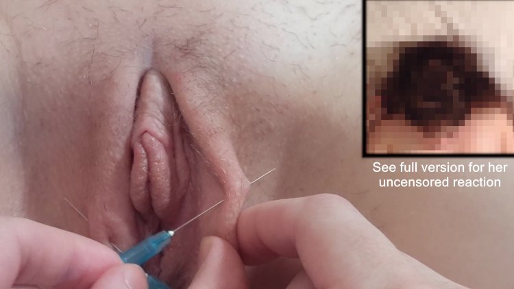 Girls with clitoris piercing
